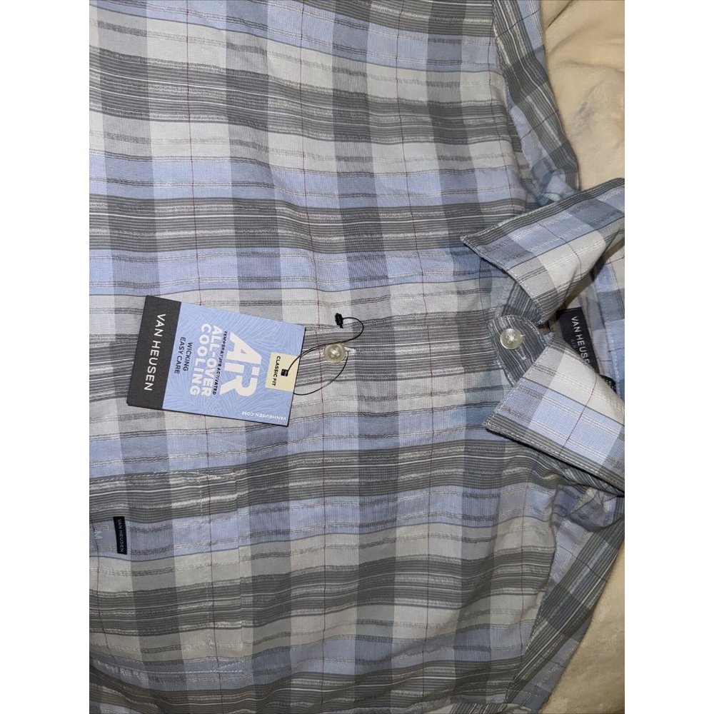 Van Heusen Classic Fit Medium Air Temperature Activated All-Over Cooling